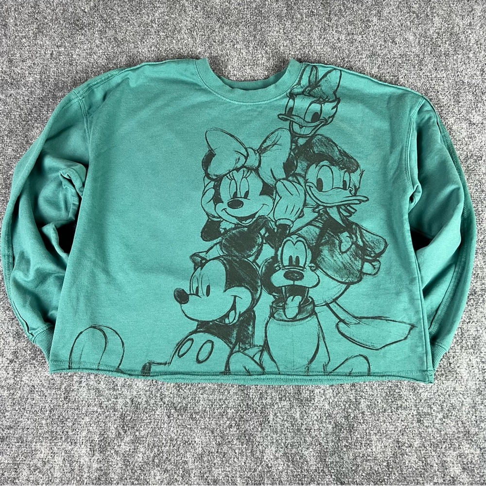 Disney Mickey Mouse And Friends Deep Jungle Sweatshirt - Size Medium